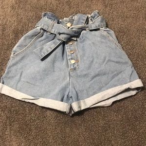 Worn once high waisted “mom” shorts